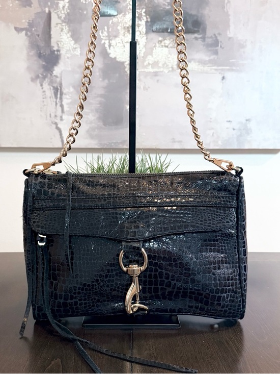 Rebecca Minkoff Handbags - Rebecca Minkoff MAC Croc Embossed Large Crossbody